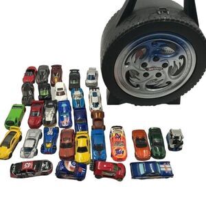 Hot Wheels 30 Cars Tire Rally Carrying Case Storage Mattel Tara Toy